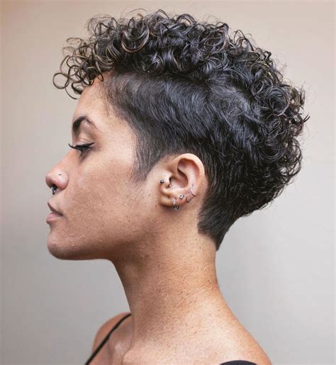 undercut haircut curly hair